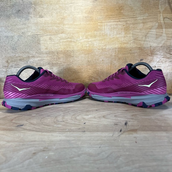 Hoka One One Torrent 2 Womens Size 9.5 Trail Running Shoes Festival Fuchsia - Picture 5 of 10